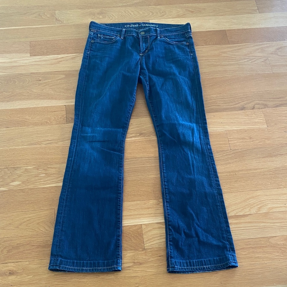 Citizens of Humanity Dark Blue Flare Jeans